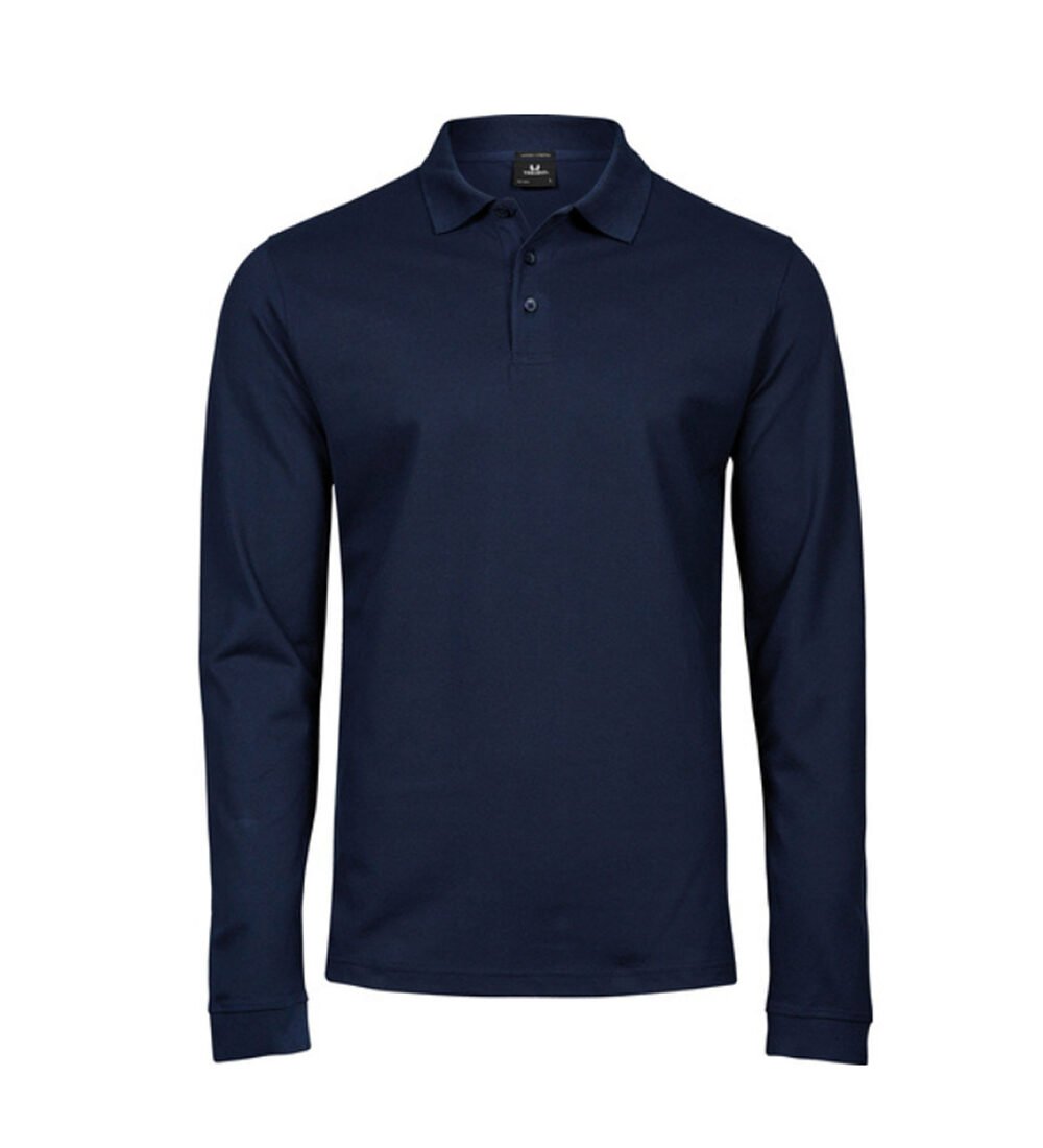 Langarm Polo Herren