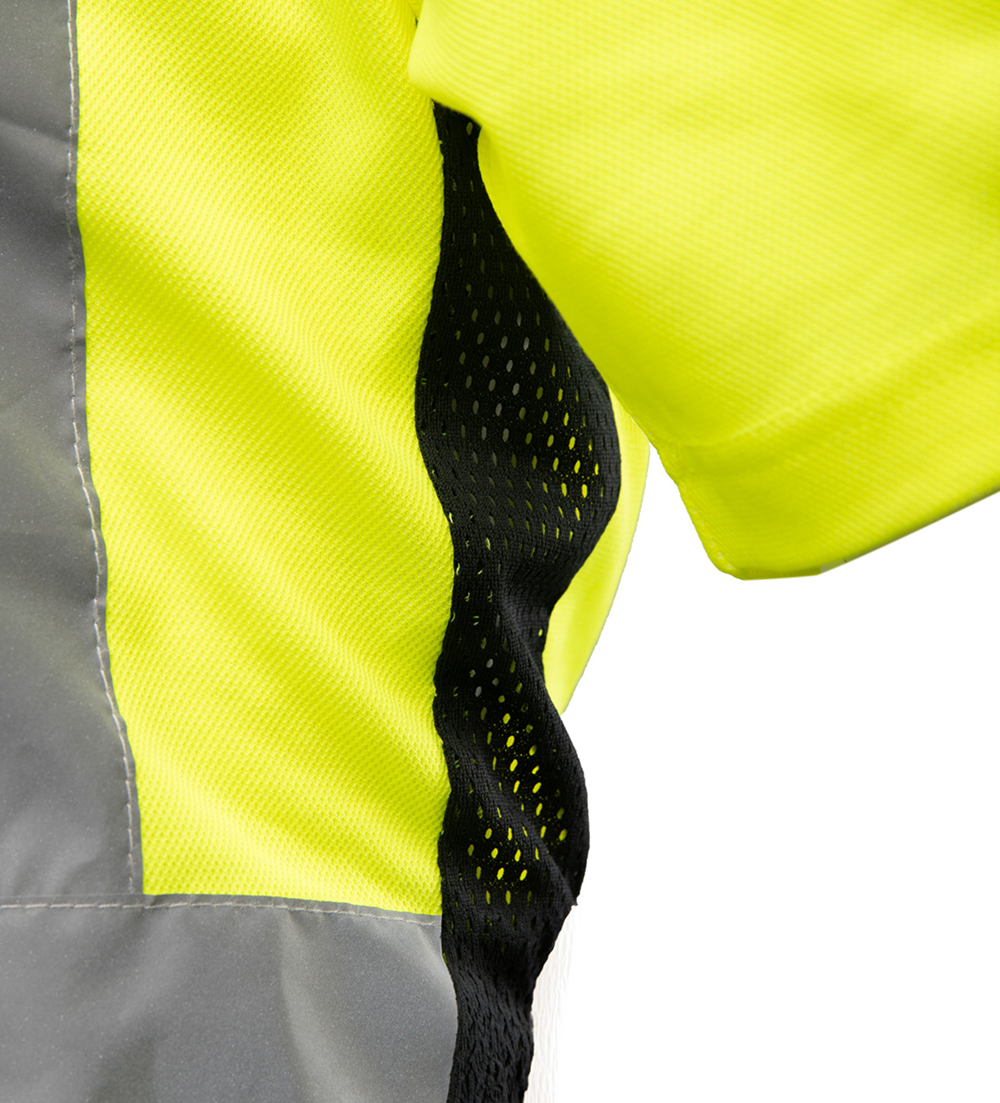 Warnschutz-T-Shirt mit Mesh-Elementen Unisex-2