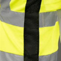 Warnschutz-T-Shirt mit Mesh-Elementen Unisex-4